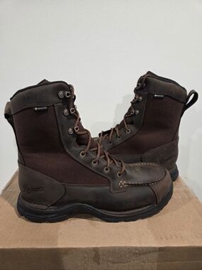 Danner Sharptail Mens Size 9 Brown Leather Waterproof GoreTex Lined Lace Up Boot